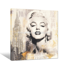 Marilyn Monroe Canvas Poster / Star Wall Изображение для Hang / Vintage Canvas Wall Art Оптовые продажи